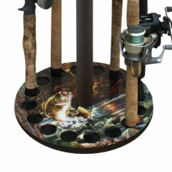 Rush Creek Creations Bass 16 Fishing Rod Storage Rack 383000 - Storage Furniture -Outlet Hearth And Home Store 6 4 112