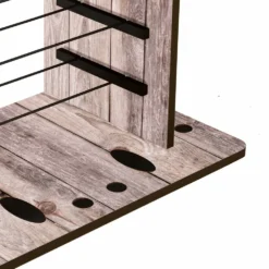 Rush Creek Creations Bass 14 Fishing Rod Rack with Four Bait Bin Storage 383009 - Storage Furniture -Outlet Hearth And Home Store 6 4 113