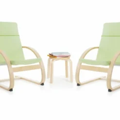 Guidecraft Kiddie Rocker Chair Set Light Green - Kids' Furniture