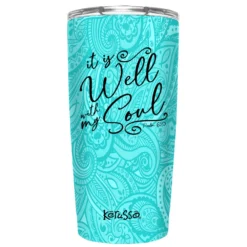 Kerusso Dual Wall Stainless Steel It Is Well Mug, 20 oz. - MUGS214 - Tumblers