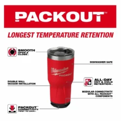 Milwaukee Packout™ 30 oz. Tumbler - 48-22-8393R - Tumblers -Outlet Hearth And Home Store 7691da0c368a260e62d758ef17e7400fe89ac717 2022018073 7