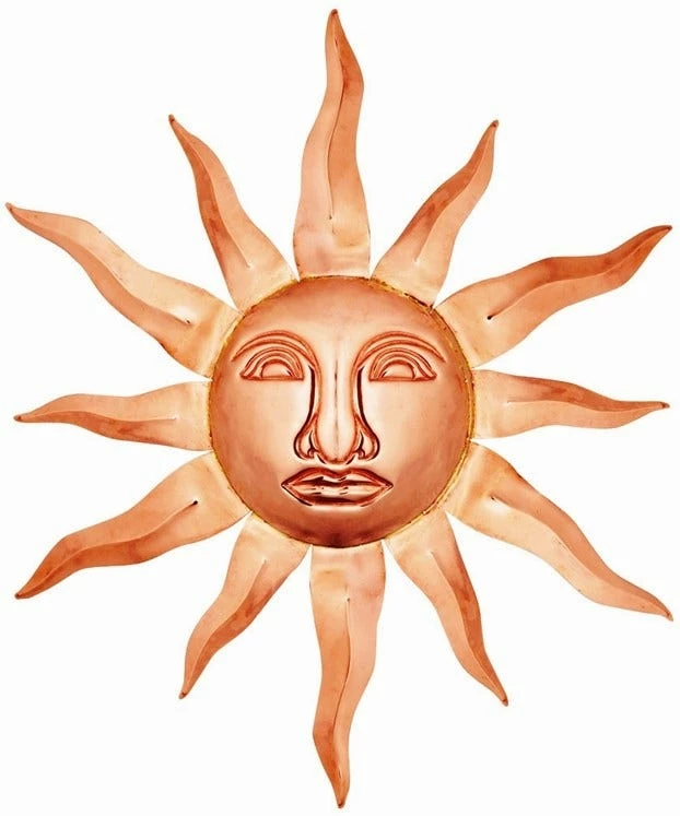 Good Directions Copper Sun Face Wall Decor 76P 3 Good Directions Copper Sun Face Wall Decor 76P