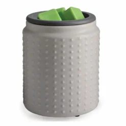 Candle Warmers Etc. Candle Warmer Etc. Gray Hobnail Flip Dish Wax Warmer - WWGHB - Candle Warmers