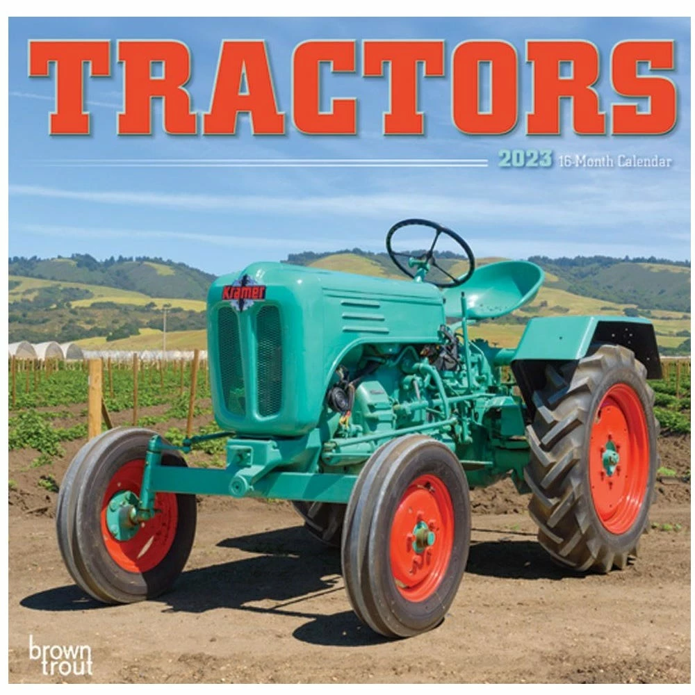 Brown Trout Tractors 2023 Mini 7x7 Calendar - Calendars 3 Brown Trout Tractors 2023 Mini 7x7 Calendar - Calendars