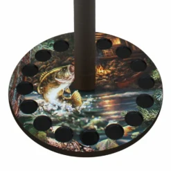 Rush Creek Creations Bass 16 Fishing Rod Storage Rack 383000 - Storage Furniture -Outlet Hearth And Home Store 7 46