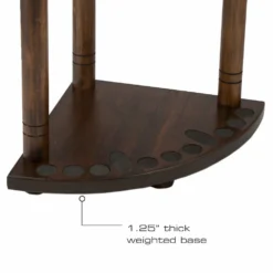 Rush Creek Creations 13 Fishing Rod Wood Corner Rack Dark Stain 383004 - Storage Furniture -Outlet Hearth And Home Store 7 50