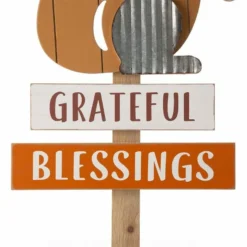 Various Brands 36" Squirrel Grateful Blessing Yard Stake - JKC00954A - Porch Seasonal Decor -Outlet Hearth And Home Store 7a886bca36691d488d04b5795d463523227a9f6d 14730019 4