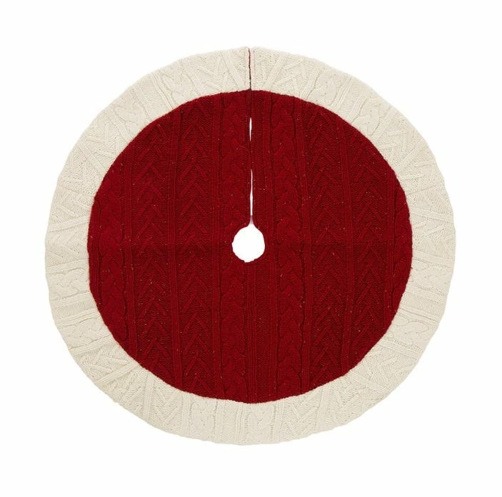 Various Brands Red Knit Tree Skirt - JK45260 - Décor 3 Various Brands Red Knit Tree Skirt - JK45260 - Décor