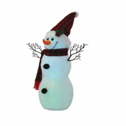 Four Seasons 24" Battery Operated Tabletop Snowman, Color Changing LED lights with timer, Assorted Styles - JS19-101524A4 - Christmas Decor 13 Four Seasons 24" Battery Operated Tabletop Snowman, Color Changing LED lights with timer, Assorted Styles - JS19-101524A4 - Christmas Decor -Outlet Hearth And Home Store 8148601fcd9736d61955e1ebb70ce0852ed1007b 14762142 4