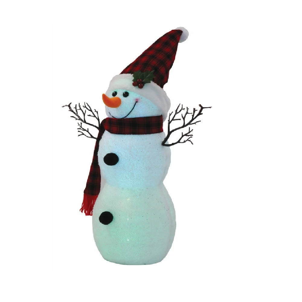 Four Seasons 24" Battery Operated Tabletop Snowman, Color Changing LED lights with timer, Assorted Styles - JS19-101524A4 - Christmas Decor 7 Four Seasons 24" Battery Operated Tabletop Snowman, Color Changing LED lights with timer, Assorted Styles - JS19-101524A4 - Christmas Decor - Image 5