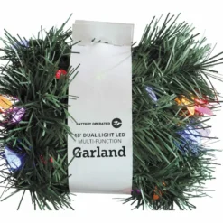 Four Seasons 18' Battery Operated C6 50L Dual Color Light Garland - BO18G50C6DL - Christmas Decor -Outlet Hearth And Home Store 814bdbfb11e1e7bb032f23dd134ad1a1b6b42233 14762161 4