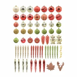 Various Brands Assorted Christmas Ornament Sets, 70 Count - 66508 - Christmas Ornaments -Outlet Hearth And Home Store 834322ace81526394119c867011519c6e851449f 14762050 3