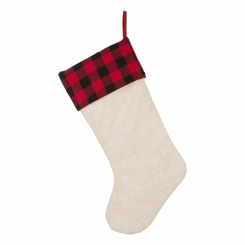 Glitzhome LED Dog Embroidered Linen Christmas Stocking - 1113203059 - Christmas Stockings 6 Glitzhome LED Dog Embroidered Linen Christmas Stocking - 1113203059 - Christmas Stockings - Image 4