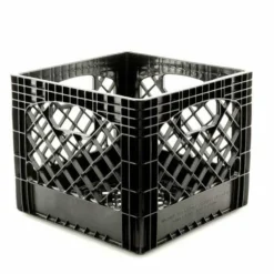 Various Brands 16 Quart Black Milk Crates MC01016BLK - Baskets & Bins -Outlet Hearth And Home Store 8e9a85deba6dca50a8ec94b892e897ef1de02313 mc01016blk