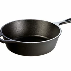 Lodge 10.25 Inch Cast Iron Deep Skillet L8DSK3 - Cookware