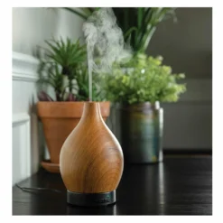 Candle Warmers Etc. Candle Warmer Etc. Premium Ultra Sonic Oil Diffuser in Wood Grain Vase - BDWGR - Candle Warmers -Outlet Hearth And Home Store a0412528737b1fcc77ee94c3bab437bd048be251 2022019264 1