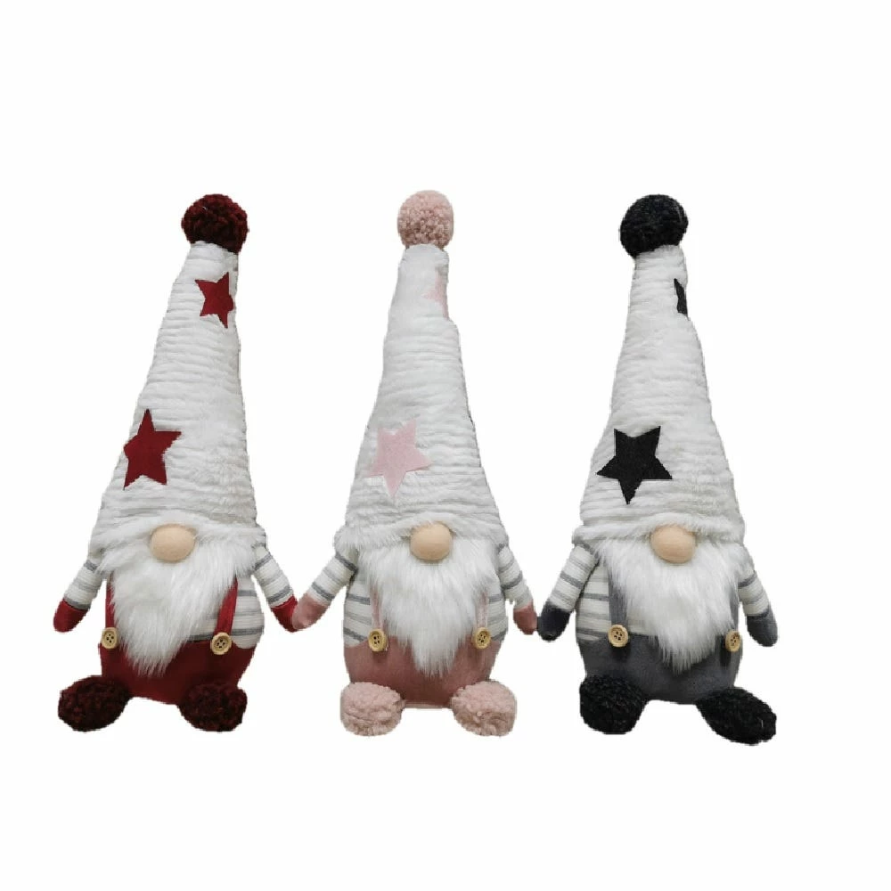 Four Seasons 14" Christmas Plush Gnome Decor, Assorted Styles - BH229140-135 - Christmas Decor 3 Four Seasons 14" Christmas Plush Gnome Decor, Assorted Styles - BH229140-135 - Christmas Decor