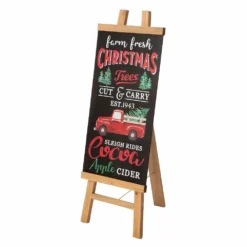 Glitzhome 13" x 32" Duble Sided Wooden Easel Porch Sign, with 2 Changable Sided Sign Board(Fall & Christmas) - 2010100005 - Christmas Decor 35 Glitzhome 13" x 32" Duble Sided Wooden Easel Porch Sign, with 2 Changable Sided Sign Board(Fall & Christmas) - 2010100005 - Christmas Decor -Outlet Hearth And Home Store a8e01c2638fb0e80f6261c9d0b43f969bfaec54e 2010100005 3