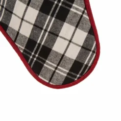 Glitzhome Black White Plaid Fabric Christmas Stocking - 1113203329 - Christmas Stockings -Outlet Hearth And Home Store a99a756ee0e2b20ade5cf801345f04078a07371e 93430025 3