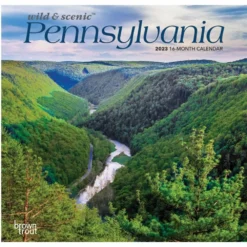 Brown Trout Pennsylvania Wild & Scenic 2023 Mini 7x7 Calendar - Calendars