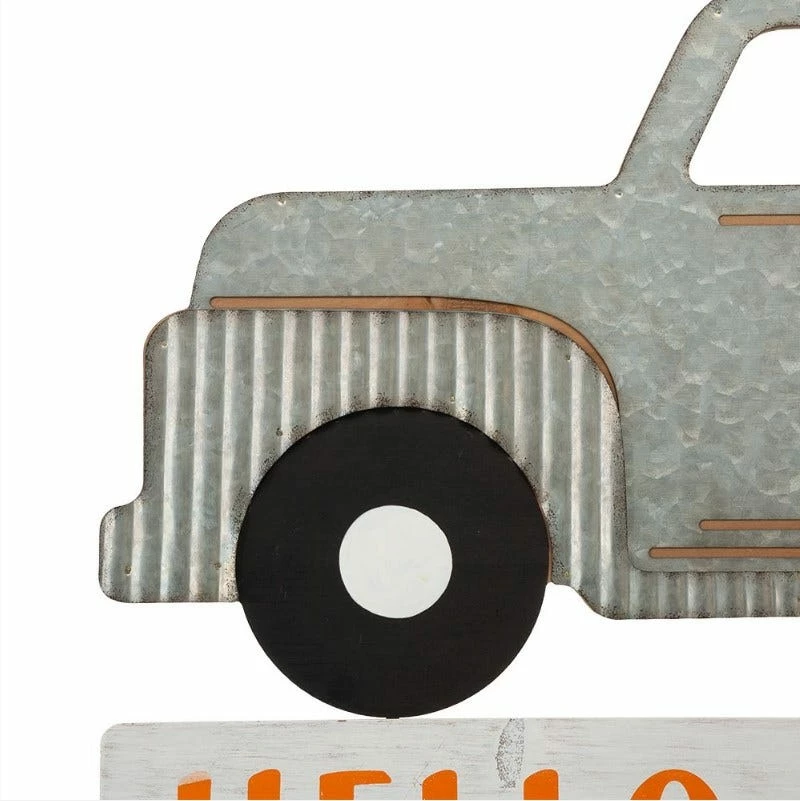Various Brands 28" Metal Hello Pumpkin Truck Yard Stake - JKC00957RK - Porch Seasonal Decor 7 Various Brands 28" Metal Hello Pumpkin Truck Yard Stake - JKC00957RK - Porch Seasonal Decor - Image 5