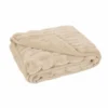 Glitzhome 50 X 60 In Faux Fur Elastic Throw Blanket Beige - 1518202615 - Holiday Throw Blankets -Outlet Hearth And Home Store b04e77e82924659b45f91c6c553fa73467327294 93430247
