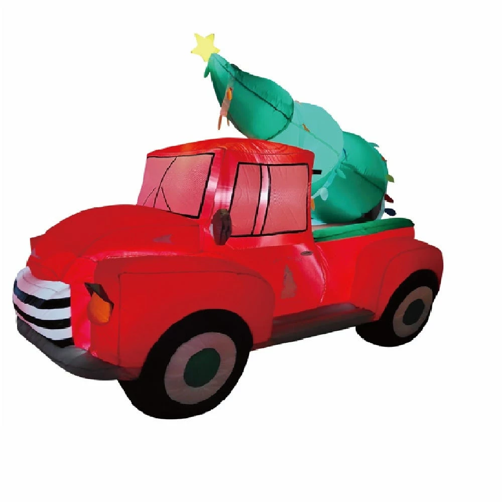 Four Seasons 6' Inflatable Delivery Truck with tree - 21CH111802 - Christmas Decor 5 Four Seasons 6' Inflatable Delivery Truck with tree - 21CH111802 - Christmas Decor - Image 3