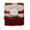 URBAN DEER Red Truck with Tree velvet 50 x 60 throw with Fringe - RK-VELFR-TRK - Blankets & Bedspreads -Outlet Hearth And Home Store b203222934dfc179654735b3ccacda34e3a30144 490932023 main