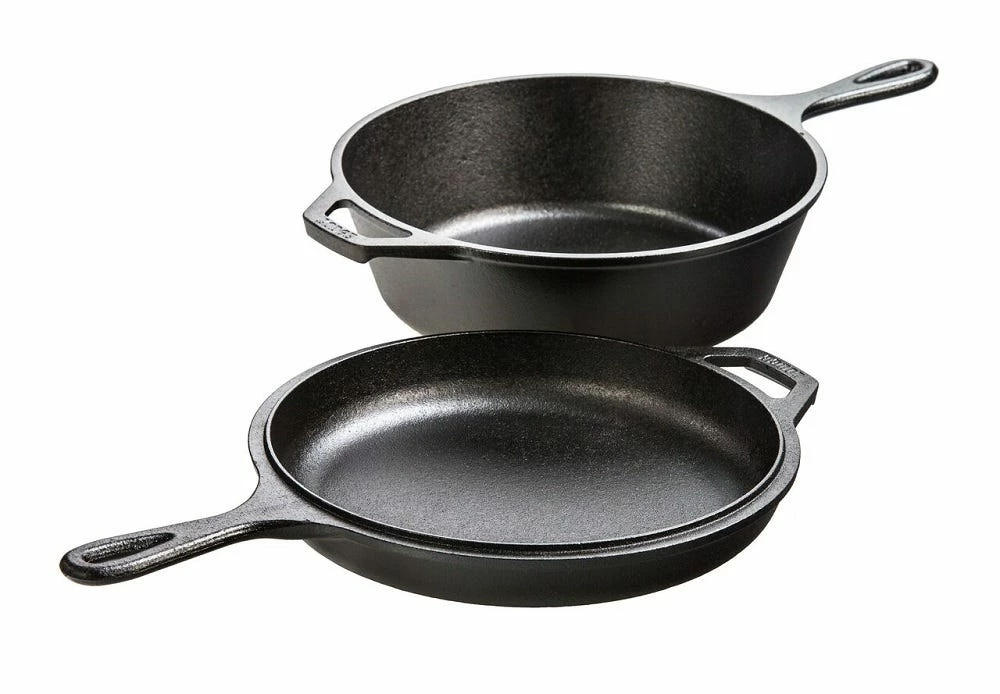 Lodge Cast Iron PreSeasoned 3 Quart Combo Cooker LCC3 - Cookware & Tools 4 Lodge Cast Iron PreSeasoned 3 Quart Combo Cooker LCC3 - Cookware & Tools - Image 2
