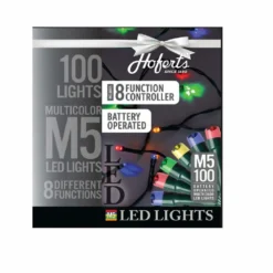 J. Hofert Company Hofer 100 8 Function Battery Operated Set Multi Lights - 4438 - Christmas Decor