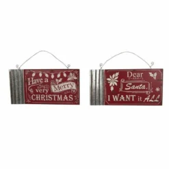 Various Brands Galvanized Metal Word Sign, Assorted - JK38888RK - Décor