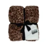 URBAN DEER Leopard Printed Faux Rabbit fur Reversible to White Sherpa 50 x 60 Throw - RK-RABSH-NLEO - Blankets & Bedspreads -Outlet Hearth And Home Store bff25a22962e6788ef56715df2a3d8c3dc3d49de 490932036 main