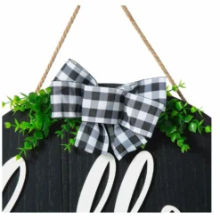 Glitzhome 20" Black Hello Fall Greenery Hanger - JKC02306 - Porch Seasonal Decor 10 Glitzhome 20" Black Hello Fall Greenery Hanger - JKC02306 - Porch Seasonal Decor -Outlet Hearth And Home Store c3a79782ab125f2a5cf0284ac4d44706a498fe5a 14730038 2