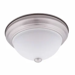 Various Brands 13" Nickel Dome Light - RKDOME13SN - Light Fixtures