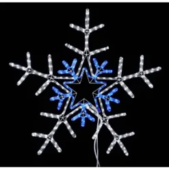 Four Seasons 36" Blue and White LED Snowflake Hanging Christmas Light Decoration with Multi Light Effects - YF20173601 - Christmas Decor -Outlet Hearth And Home Store c92c9ba841ee3b593aba1a62b6592d220a154c7c 14762143