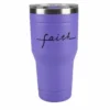 Lincoln Outfitters "Faith" 30 oz. Religious Tumbler, Purple - 89-640-0204 - Tumblers -Outlet Hearth And Home Store ca23eddcb0855d4bf934df4df17e3f892bd93969 32631063
