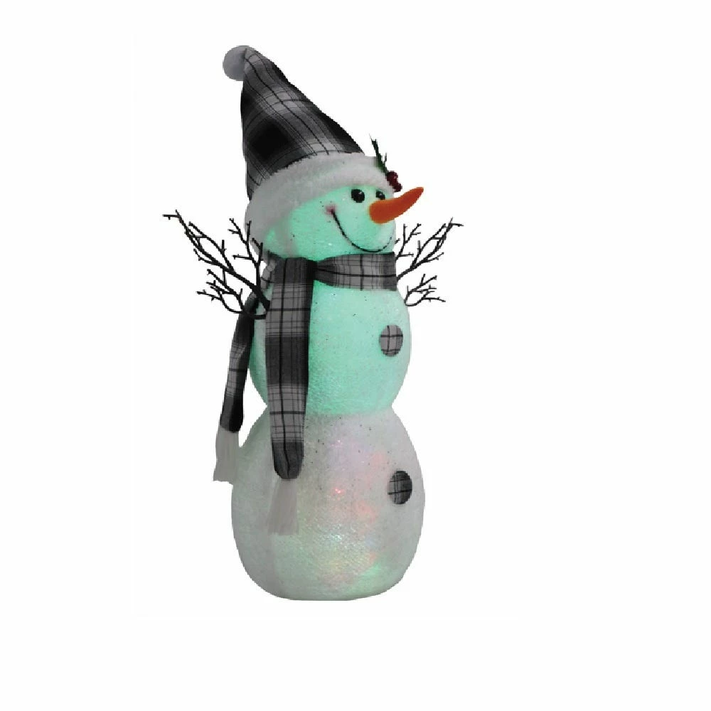Four Seasons 24" Battery Operated Tabletop Snowman, Color Changing LED lights with timer, Assorted Styles - JS19-101524A4 - Christmas Decor 8 Four Seasons 24" Battery Operated Tabletop Snowman, Color Changing LED lights with timer, Assorted Styles - JS19-101524A4 - Christmas Decor - Image 6