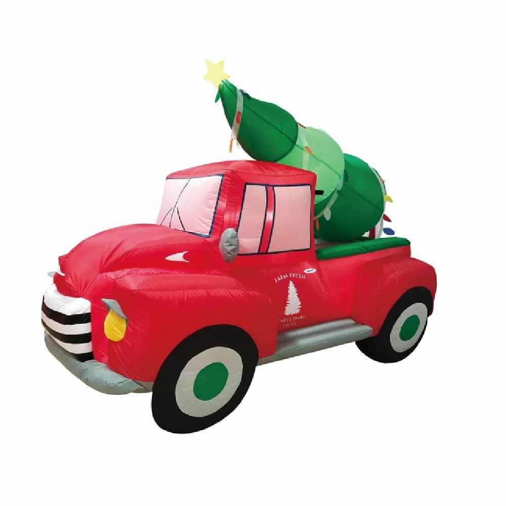 Four Seasons 6' Inflatable Delivery Truck with tree - 21CH111802 - Christmas Decor 4 Four Seasons 6' Inflatable Delivery Truck with tree - 21CH111802 - Christmas Decor - Image 2