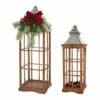 Glitzhome Farmhouse Wood Metal Lantern Set - 1107203555 - Novelty Lighting -Outlet Hearth And Home Store cd6473d2135e8603295c413c044abf3cdf2a111c 93430255