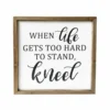Backyard Expressions "When Life Gets too Hard" 24" x 24" Wooden Frame Sign - 910513 - Wall Decor -Outlet Hearth And Home Store cf5ae08885aa7cc40fb24ea0eeaa4cda925932e0 2022017889