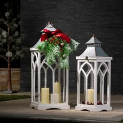 Glitzhome Farmhouse Wood Metal Lantern Set - 1107203556 - Novelty Lighting 15 Glitzhome Farmhouse Wood Metal Lantern Set - 1107203556 - Novelty Lighting -Outlet Hearth And Home Store d403d212b108416e404384c6cd7aa5e78a7ec361 93430254 7