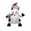 Four Seasons Christmas Inflatable 5ft Cow with Santa Hat & Scarf - 21CH111602 - Christmas Decor -Outlet Hearth And Home Store d7ab605061b3642efac32be06d42162b5b387171 14762171 main