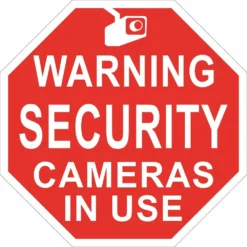 Signs Up Security Cameras 15016 - Wall Decor