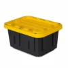 Tough Box 5 Gallon Tough Storage Tote with Lid - 5GTBXBLKYW - Baskets & Bins -Outlet Hearth And Home Store dbf53264b79ec14033392edf55828b5be8464fcb 2767300041