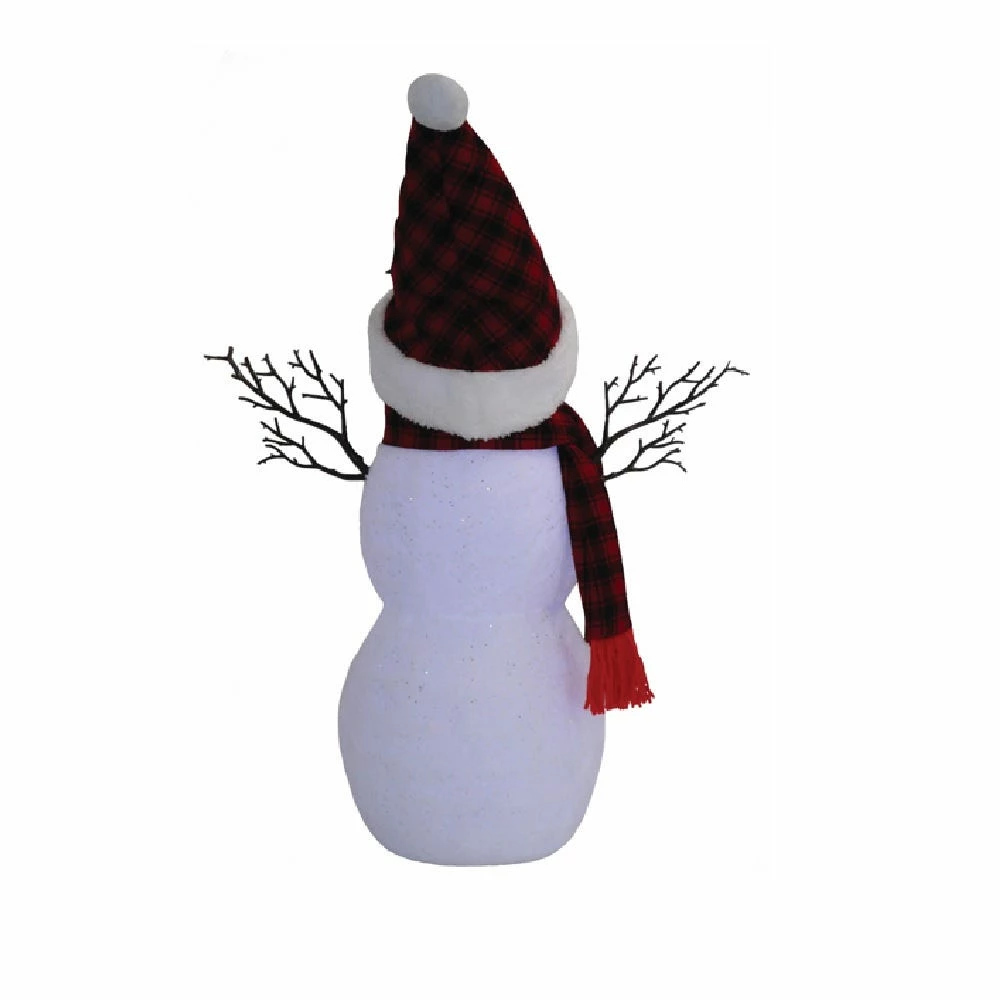 Four Seasons 24" Battery Operated Tabletop Snowman, Color Changing LED lights with timer, Assorted Styles - JS19-101524A4 - Christmas Decor 5 Four Seasons 24" Battery Operated Tabletop Snowman, Color Changing LED lights with timer, Assorted Styles - JS19-101524A4 - Christmas Decor - Image 3