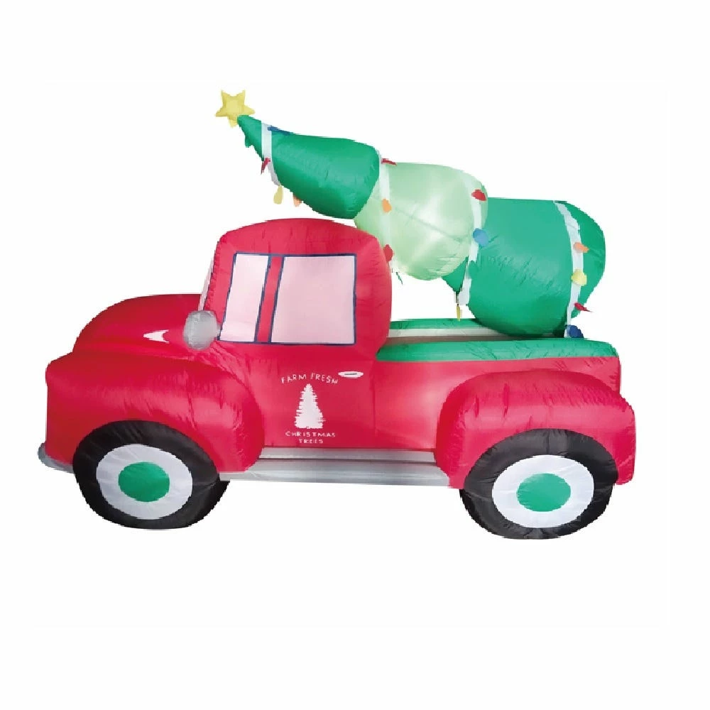Four Seasons 6' Inflatable Delivery Truck with tree - 21CH111802 - Christmas Decor 3 Four Seasons 6' Inflatable Delivery Truck with tree - 21CH111802 - Christmas Decor