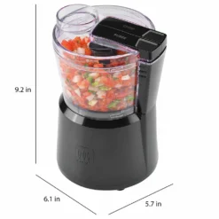 Toastmaster One Touch Food Chopper, 3 Cup - TM-30MC - Other Cooking Appliances -Outlet Hearth And Home Store e3a9dc44ffa0e0cfb7200e3ed0a8aa91f1f75008 260760054 4