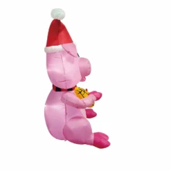 Four Seasons Christmas Inflatable 5ft Pig with Santa Hat & Scarf - 21CH111601 - Christmas Decor -Outlet Hearth And Home Store e52b865a47d1b50cba1bfc8fb1fb34f96b9931f7 14762170 5