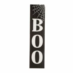 Glitzhome 47.83 Inch Wooden Boo Porch Sign - 1702203398 - Porch Seasonal Decor