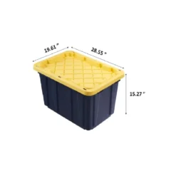 Super Box Storage Tote Tough Box, 27 Gallon - 206122 - Baskets & Bins -Outlet Hearth And Home Store e61a7fb2c218e3c64fdde15b4d1dde4dd343e958 99071001 2